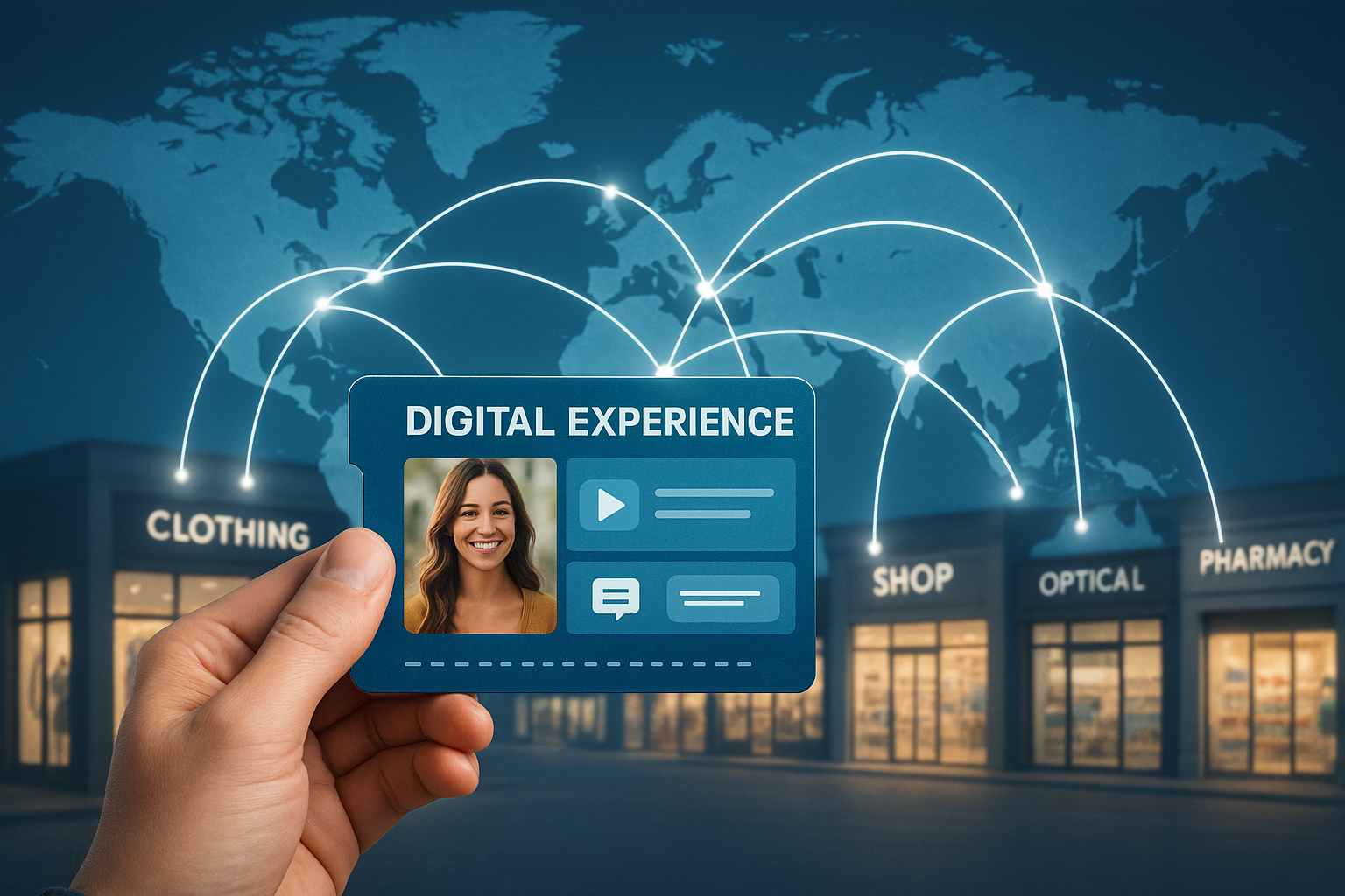 Embed a Digital Experience card and connect to millions of Retailers Worldwide