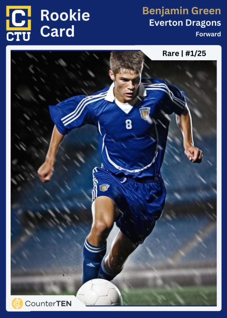 Professional Men Soccer Rookie Card