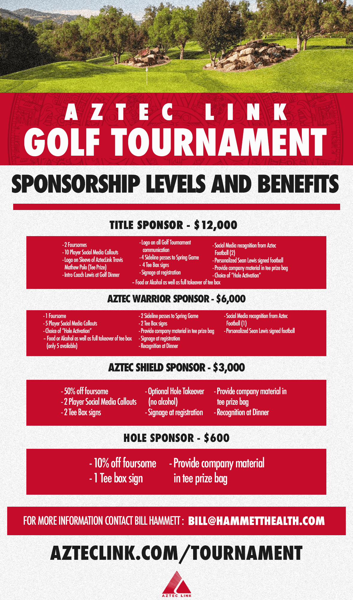 Aztec Link Sponsorship opportunities