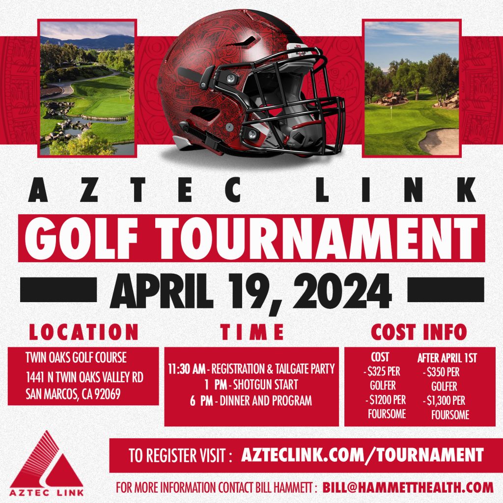 Aztec Link Golf Tournament Flyer